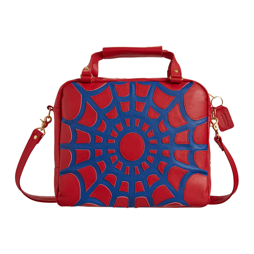 Supreme Vanson Leathers Spider Web Bag Red