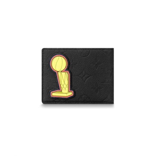 Louis Vuitton x NBA Hero Jacket Leather Multiple Wallet Monogram Black in Leather