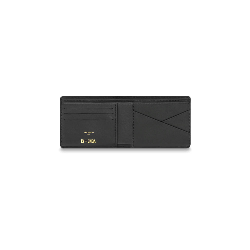 Louis Vuitton LV x NBA Multiple Wallet Printed Monogram Embossed Leather  Black 2243301