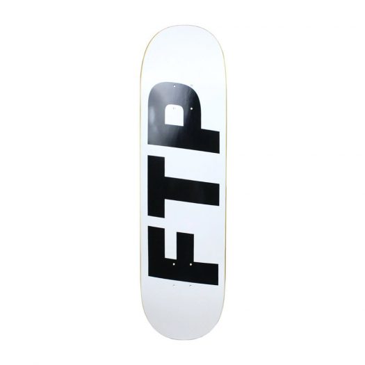 FTP Logo Skateboard Deck White