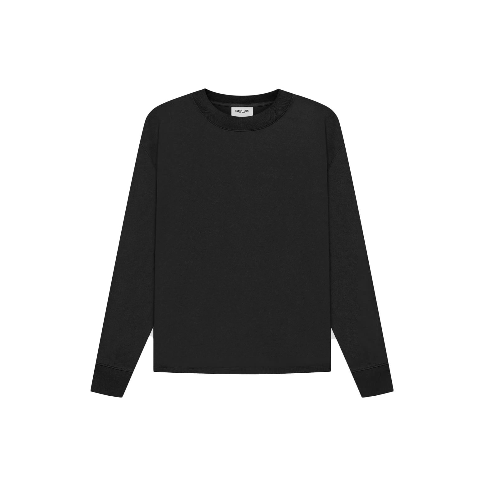 FEAR OF GOD ESSENTIALS Long Sleeve T-shirt Black/Stretch LimoFEAR OF ...