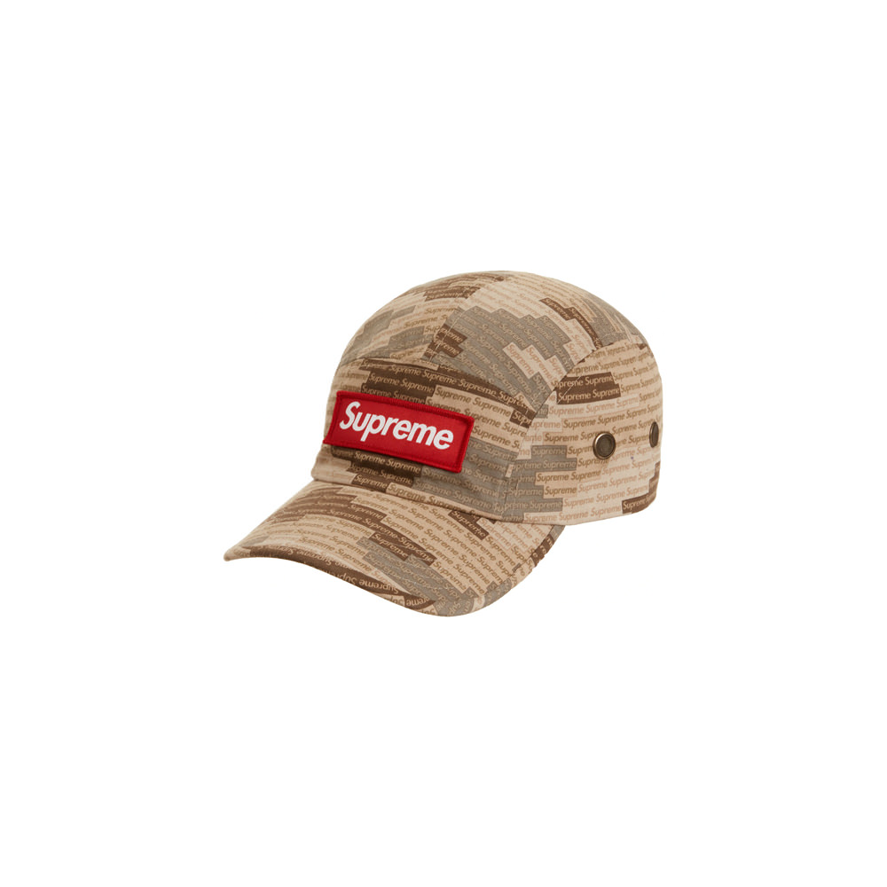 Supreme Military Camp Cap Tan Camo