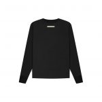 FEAR OF GOD ESSENTIALS Kids Long Sleeve T-shirt Black/Stretch Limo