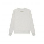 FEAR OF GOD ESSENTIALS Kids Pull-Over Crewneck Oatmeal Heather/Light Heather Oatmeal