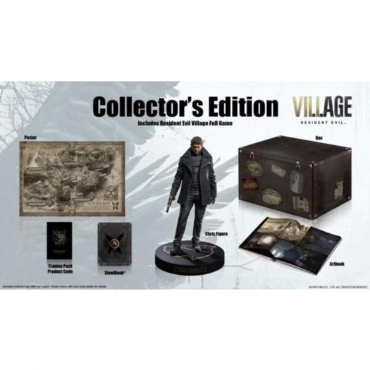 Capcom PS4 Resident Evil Village Standard Collector's Edition Video Game Bundle