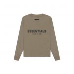 FEAR OF GOD ESSENTIALS Long Sleeve T-shirt Taupe