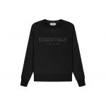 FEAR OF GOD ESSENTIALS Kids Pull-Over Crewneck Black/Stretch Limo