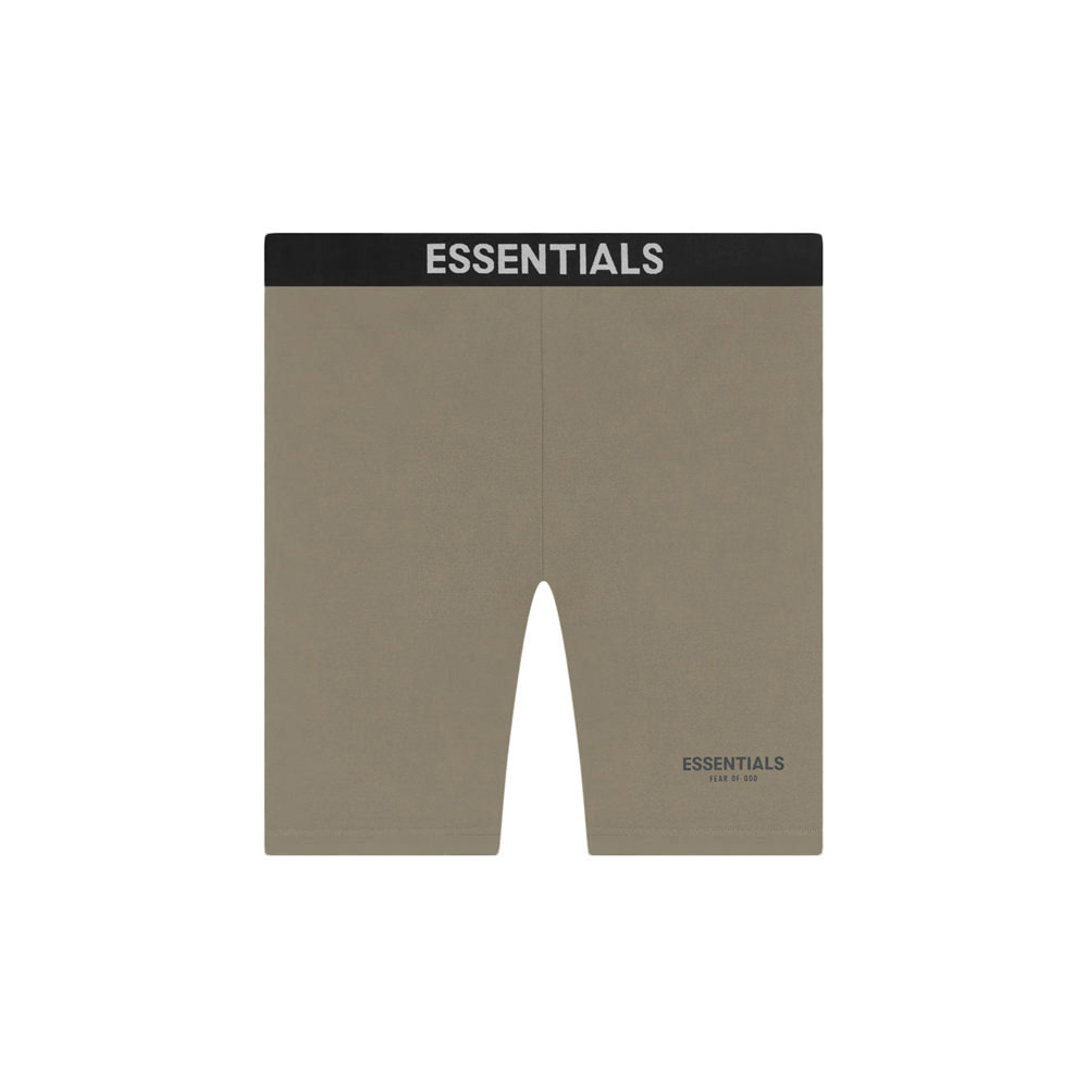 FEAR OF GOD ESSENTIALS Athletic Biker Shorts Taupe