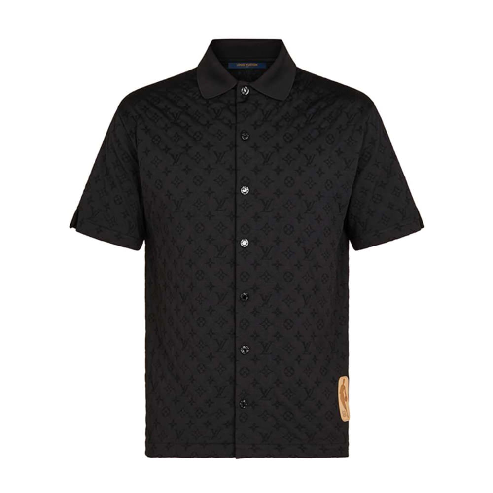 Louis Vuitton x NBA Monogram Buttoned Shirt BlackLouis Vuitton x NBA  Monogram Buttoned Shirt Black - OFour