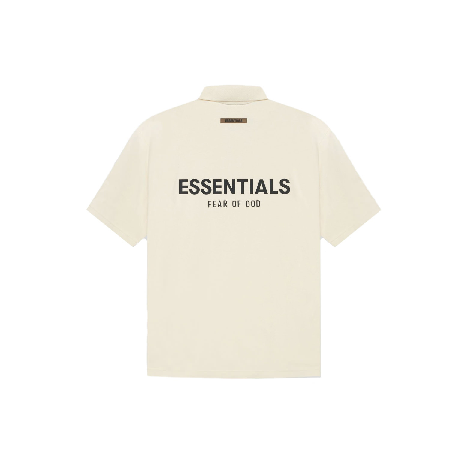 Fear of god essentials 3d silicon applique crewneck buttercream new arrivals