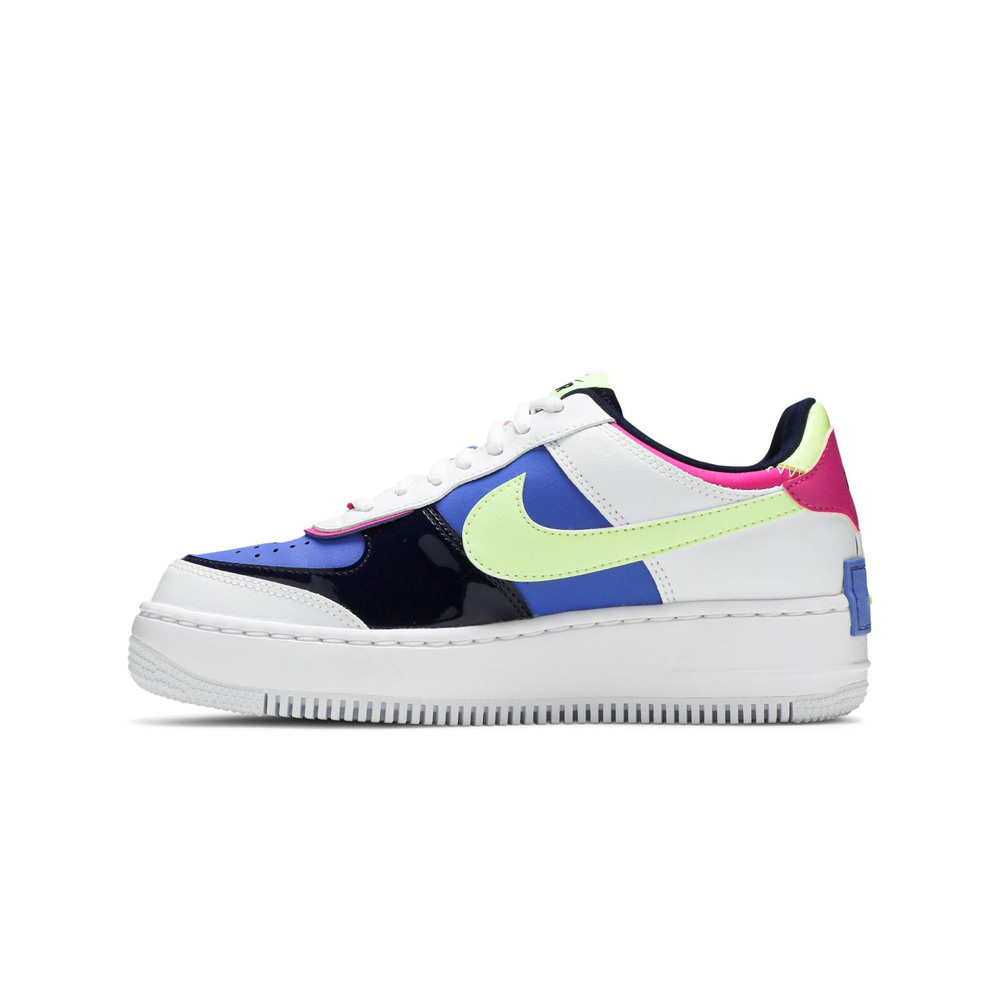 Nike Air Force 1 Shadow White Sapphire Barely Volt W Nike Air