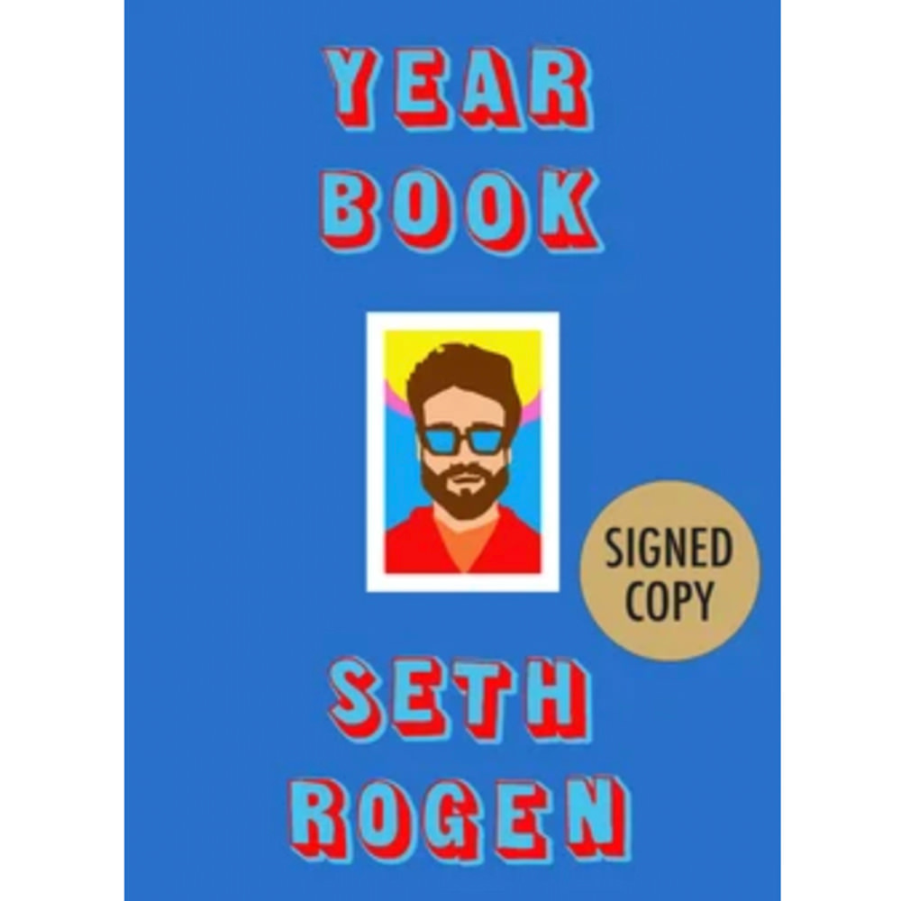 Seth Rogen Yearbook Signed Copy Blue