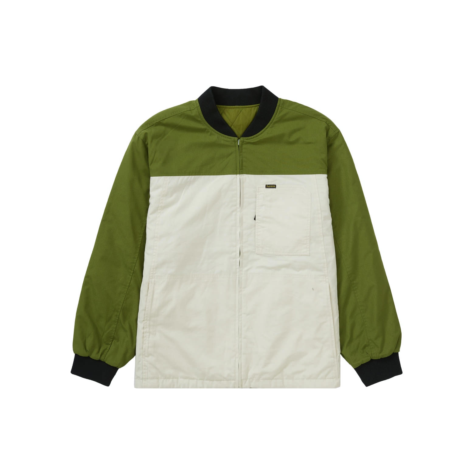 Supreme Reversible Tech Work Jacket Green