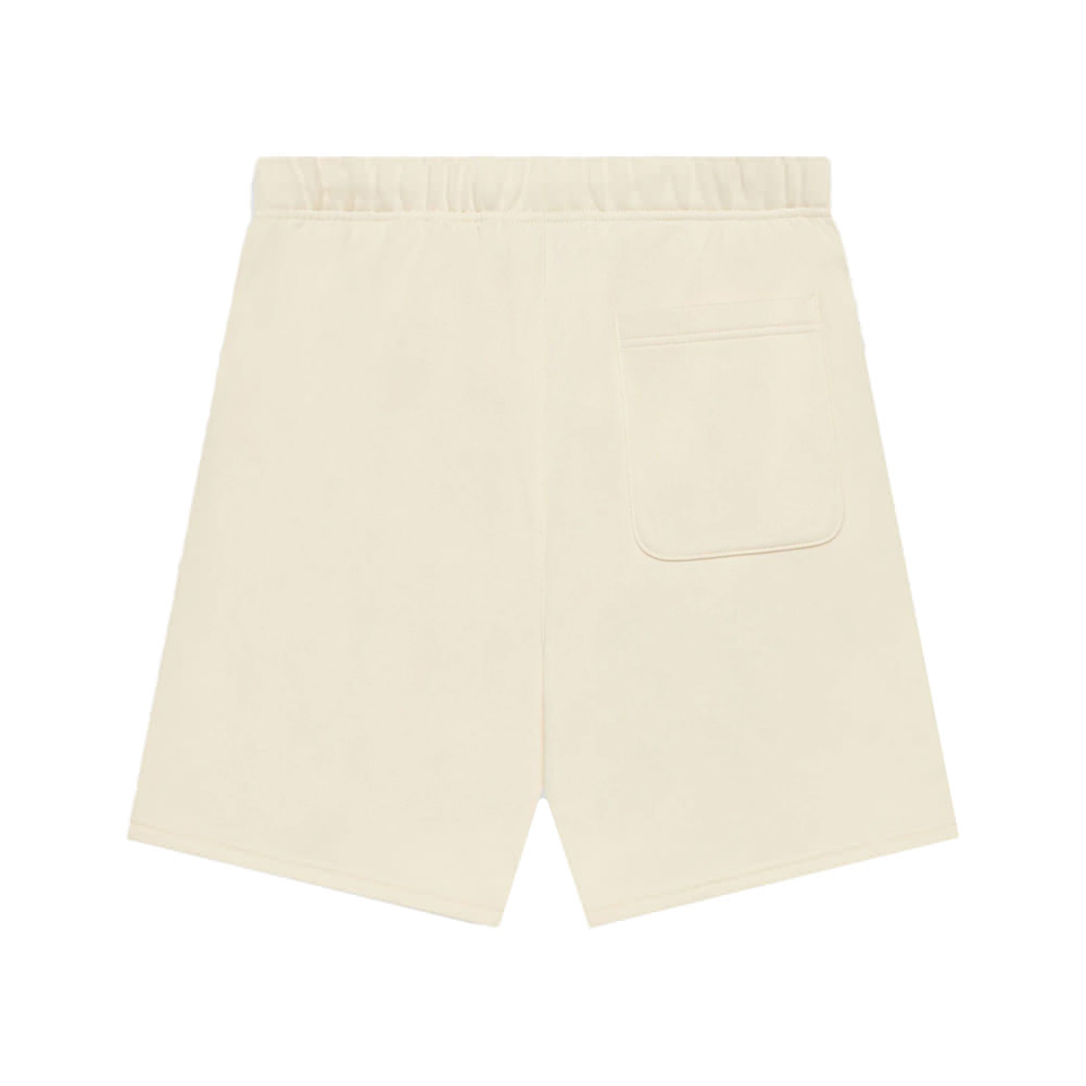 fear of god essentials sweat shorts cream