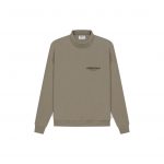 FEAR OF GOD ESSENTIALS Mock Neck Sweater Taupe