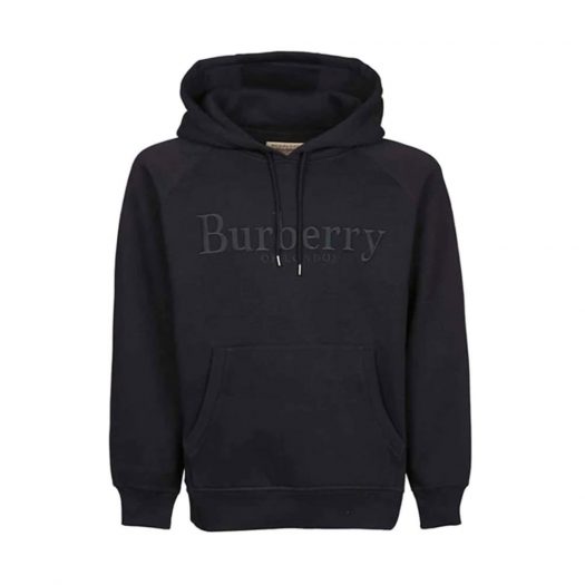 Burberry Embroidered Logo Sweatshirt Black