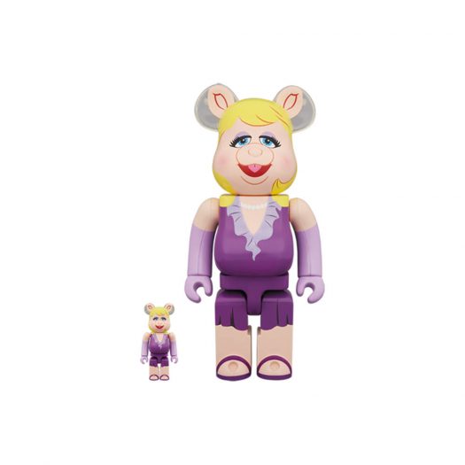 Bearbrick Miss Piggy 100% & 400% Set Purple