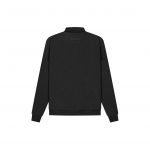 FEAR OF GOD ESSENTIALS Long Sleeve French Terry Polo Black