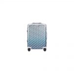 Dior x RIMOWA 4-Wheel Cabin Suitcase Aluminium Dior Oblique Blue Gradient in Aluminium with Silver-tone