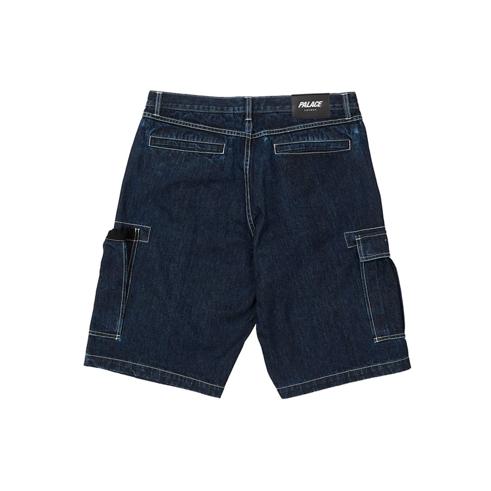 Palace Drawcord Pocket Denim Shorts Indigo