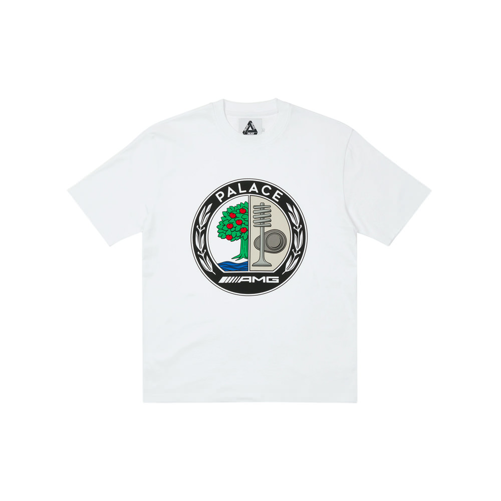 Palace AMG Emblem T-Shirt White