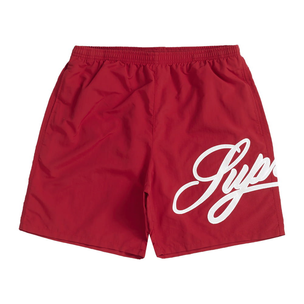 Supreme Mesh Script Water Short RedSupreme Mesh Script Water Short