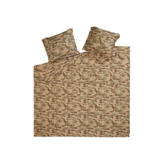 Supreme Logo Camo Duvet + Pillow Set Tan