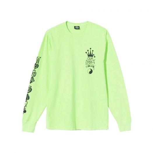 Stussy x Our Legacy Crown L/S Tee Green