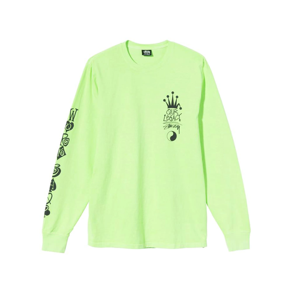 Stussy x Our Legacy Crown L/S Tee Green