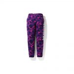 Bape Color Camo Sweat Pants Purple