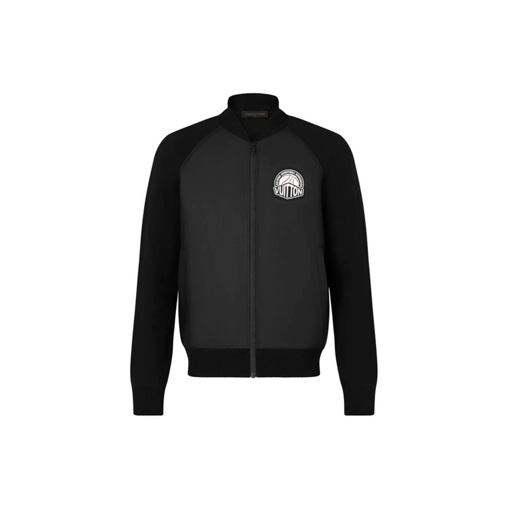 Louis Vuitton x NBA Leather Hybrid Jacket Black