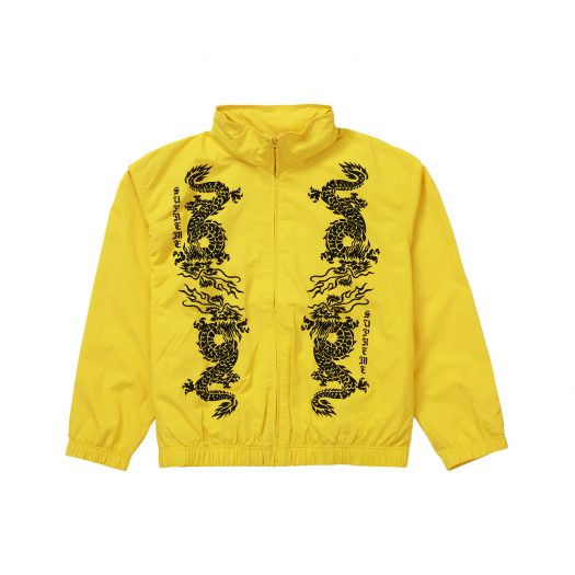 Supreme Dragon Track Jacket Yellow