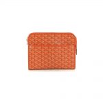 Goyard Jouvence Toiletry Pouch Goyardine Orange in Coated Canvas with Silver-tone