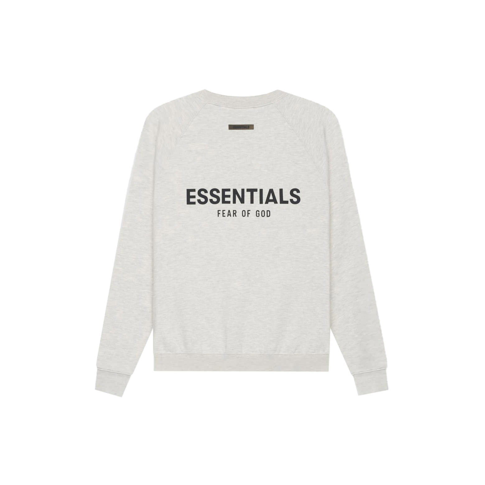 FEAR OF GOD ESSENTIALS Pullover Crewneck Light Heather OatmealFEAR OF ...