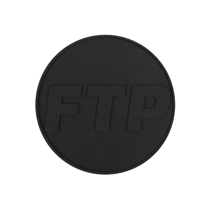 FTP Logo Coasters Black