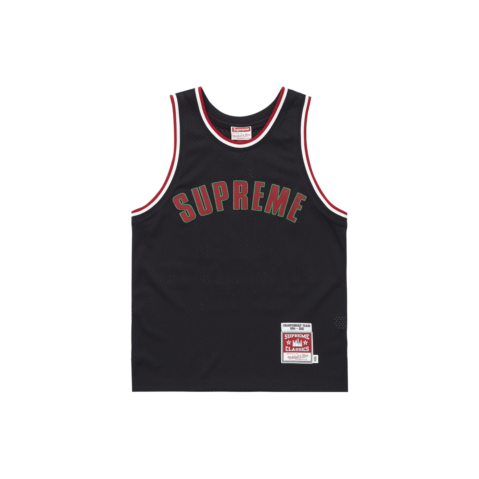 Supreme Mitchell & Ness Basketball Jersey BlackSupreme Mitchell