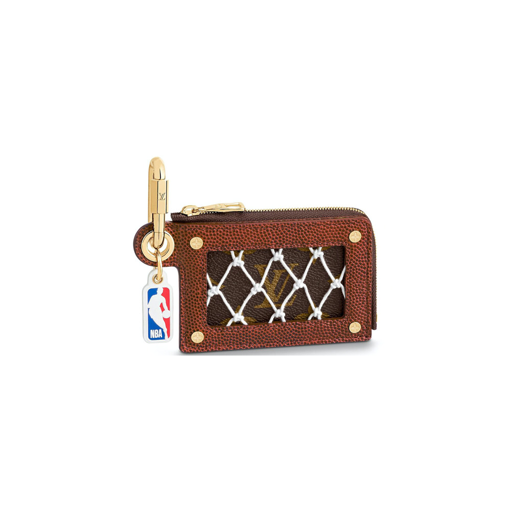 Louis Vuitton x NBA Legacy Net Zippy Card Holder Black/Brown in Leather  with Gold-toneLouis Vuitton x NBA Legacy Net Zippy Card Holder Black/Brown  in Leather with Gold-tone - OFour