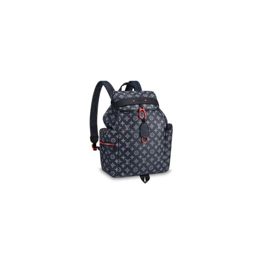 Louis Vuitton Discovery Backpack Monogram Upside Down Ink Navy in Coated Canvas with Brass