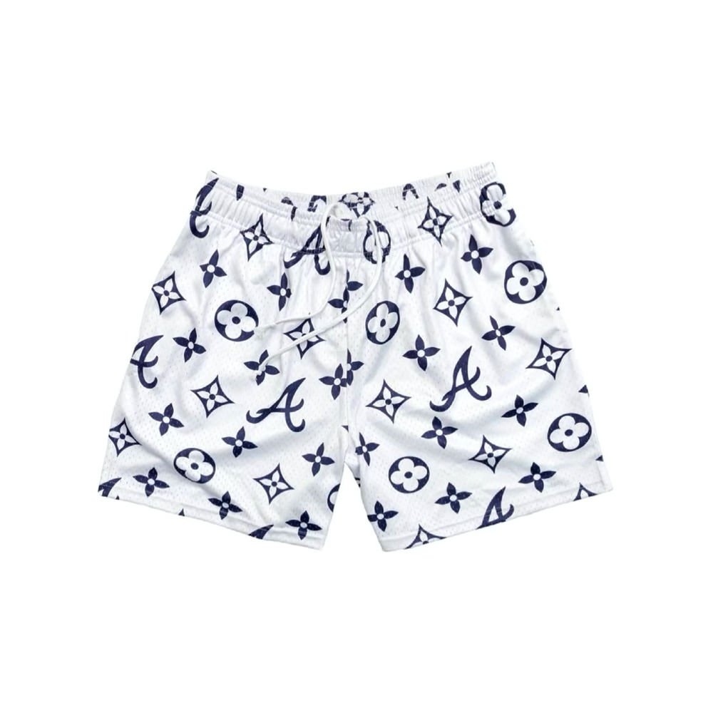 Bravest Studios White & Blue LV Shorts