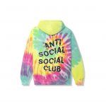 Anti Social Social Club Maniac Hoodie Rainbow Tie Dye