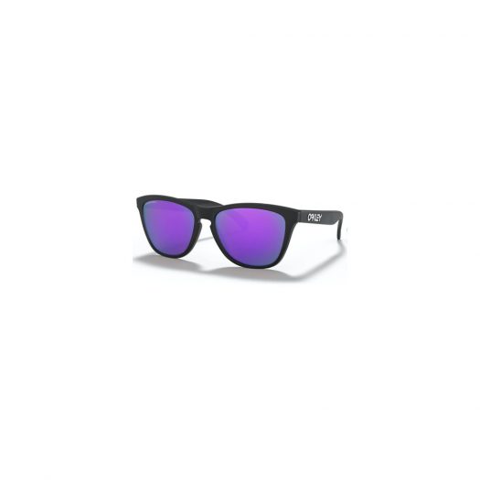 Oakley Frogskin Sunglasses Matte Black/Prizm Violet