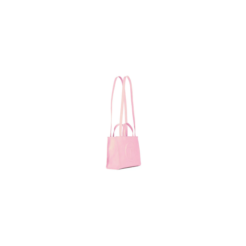 Telfar Shopping Bag Medium Bubblegum Pink in Vegan Leather with Silver-tone  - US