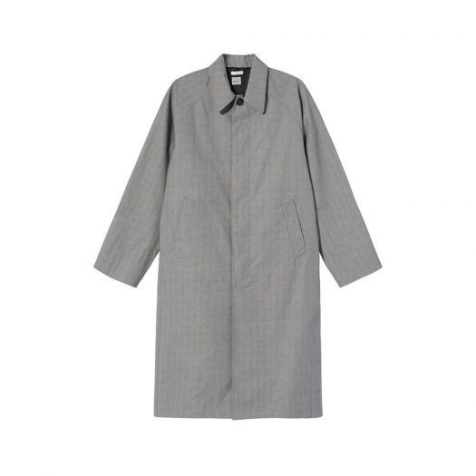 Stussy x Our Legacy Raglan Car Coat Prince Of Wales Check