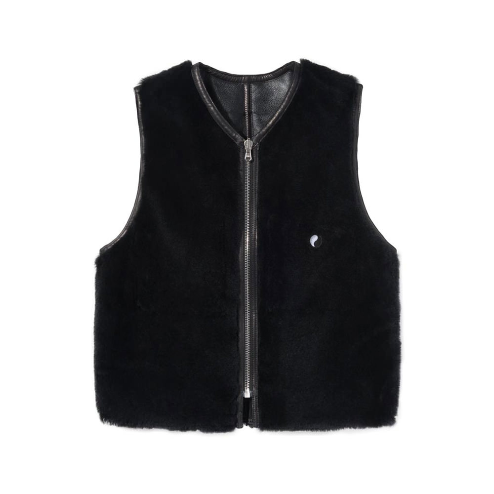 Stussy x Our Legacy Reversible Shearling Vest BlackStussy x Our