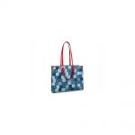 Louis Vuitton Onthego GM Denim Monogram Check Blue/Red in Denim  Canvas/Cowhide Leather with Gold-tone - US