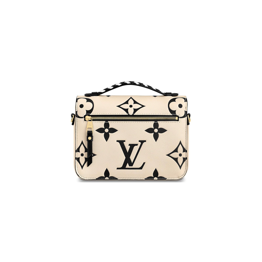 Louis Vuitton Crafty Pochette Metis Cream in Embossed Grained