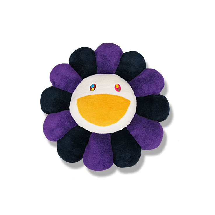 Takashi Murakami Flower Plush 30CM Purple/Black/White