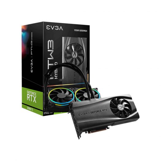 NVIDIA EVGA GeForce RTX 3080 Ti FTW3 HYBIRD 12G Graphics Card (12G-P5-3968-KR)