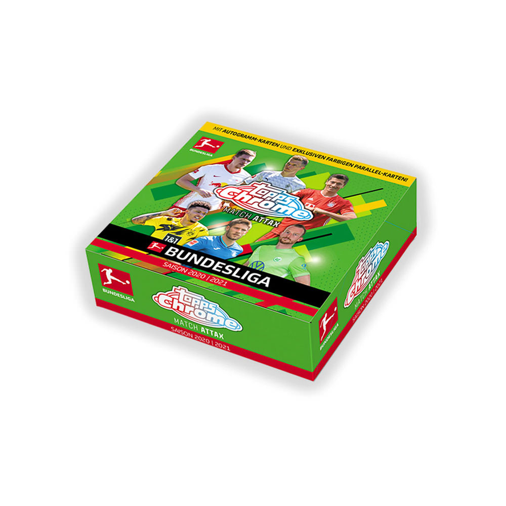 2020-21 Topps Chrome Bundesliga Match Attax Soccer Hobby Box