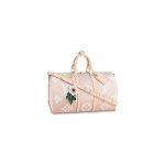 Louis Vuitton Keepall Bandouliere Gradient Pastel 45 Mist Gray in Coated Canvas with Gold-tone